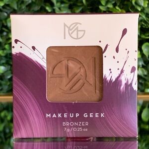 Makeup Geek CHESTNUT Bronzer | NEW | Warm Deep Brown | MG | Pan Only